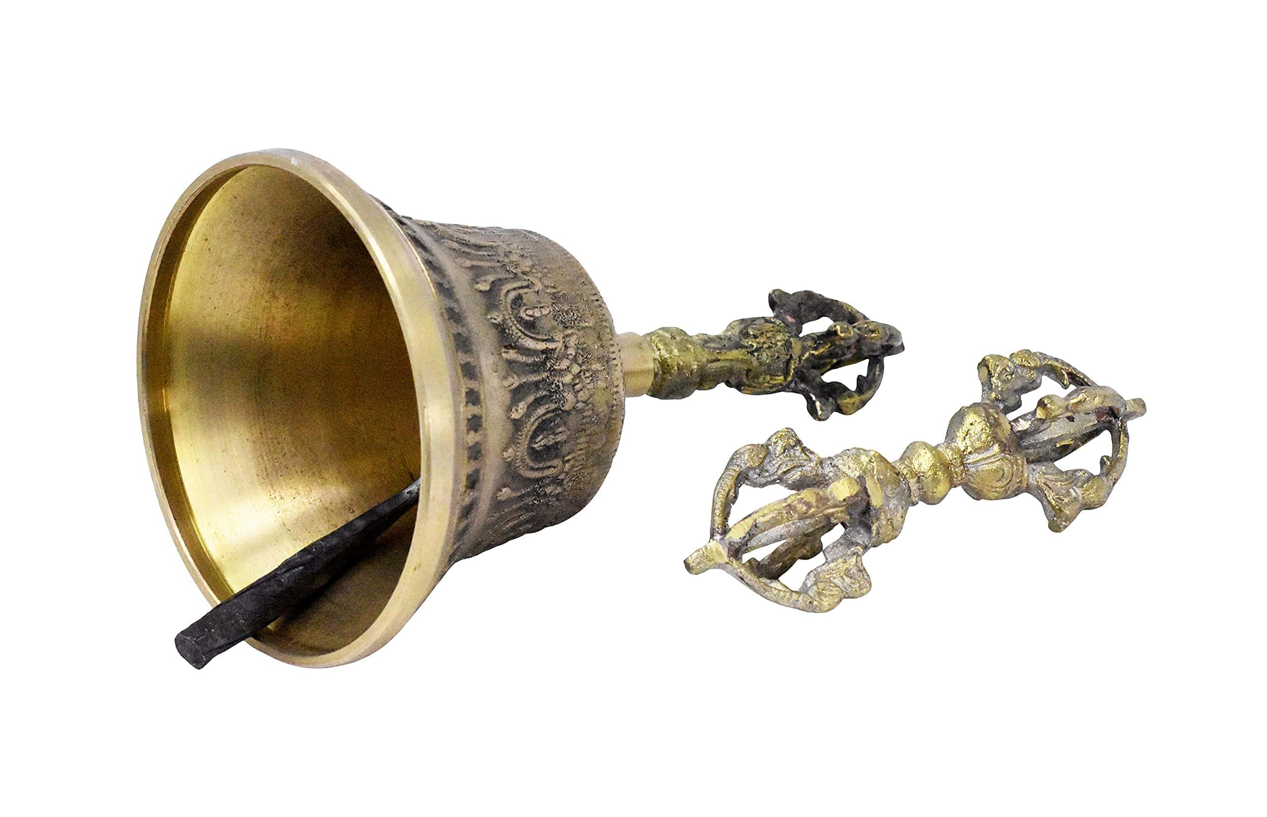 Campana Tibetana de Mudra Crafts - Juego de Campana de - Imagen 4