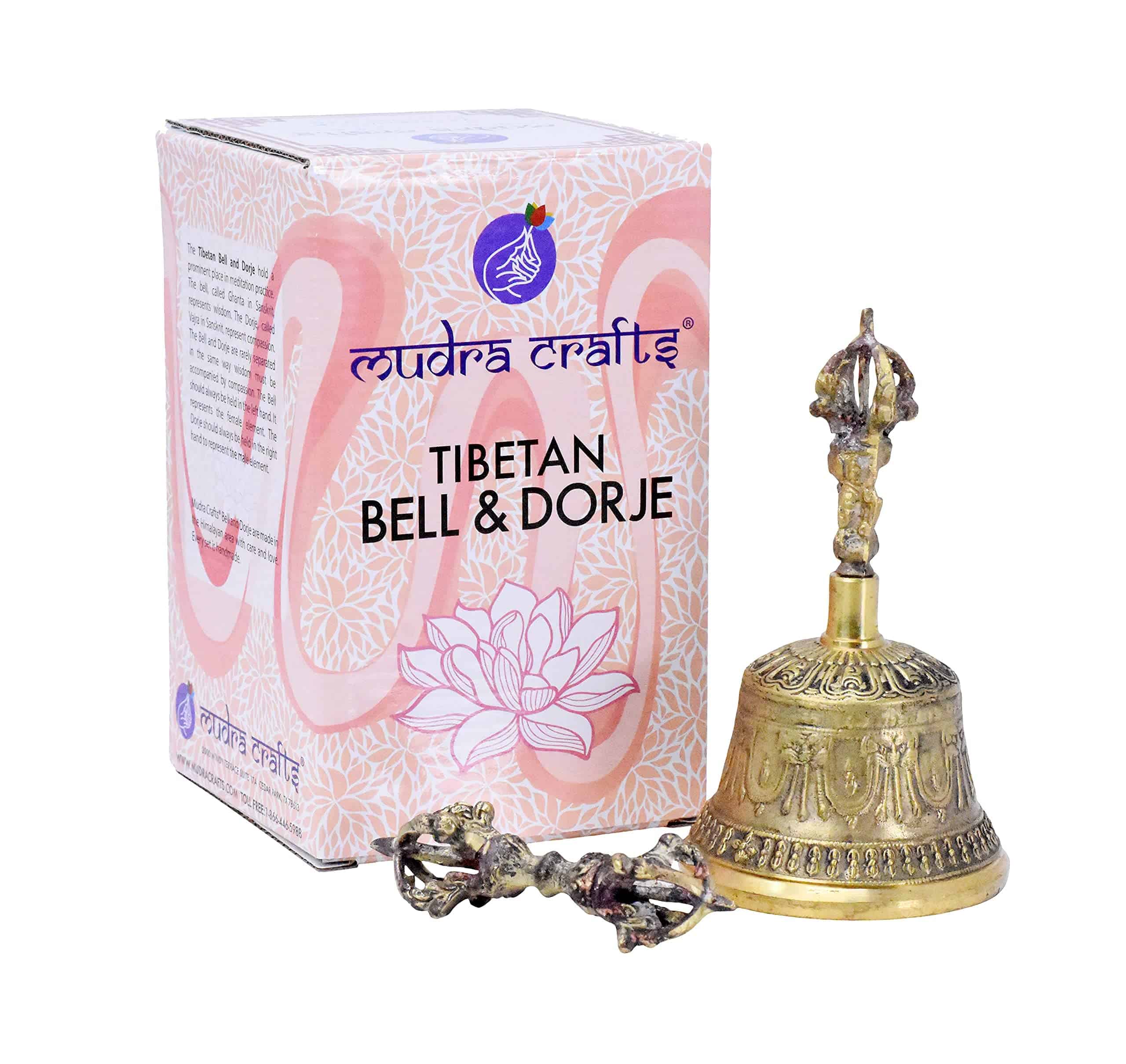 Campana Tibetana de Mudra Crafts - Juego de Campana de - Imagen 8