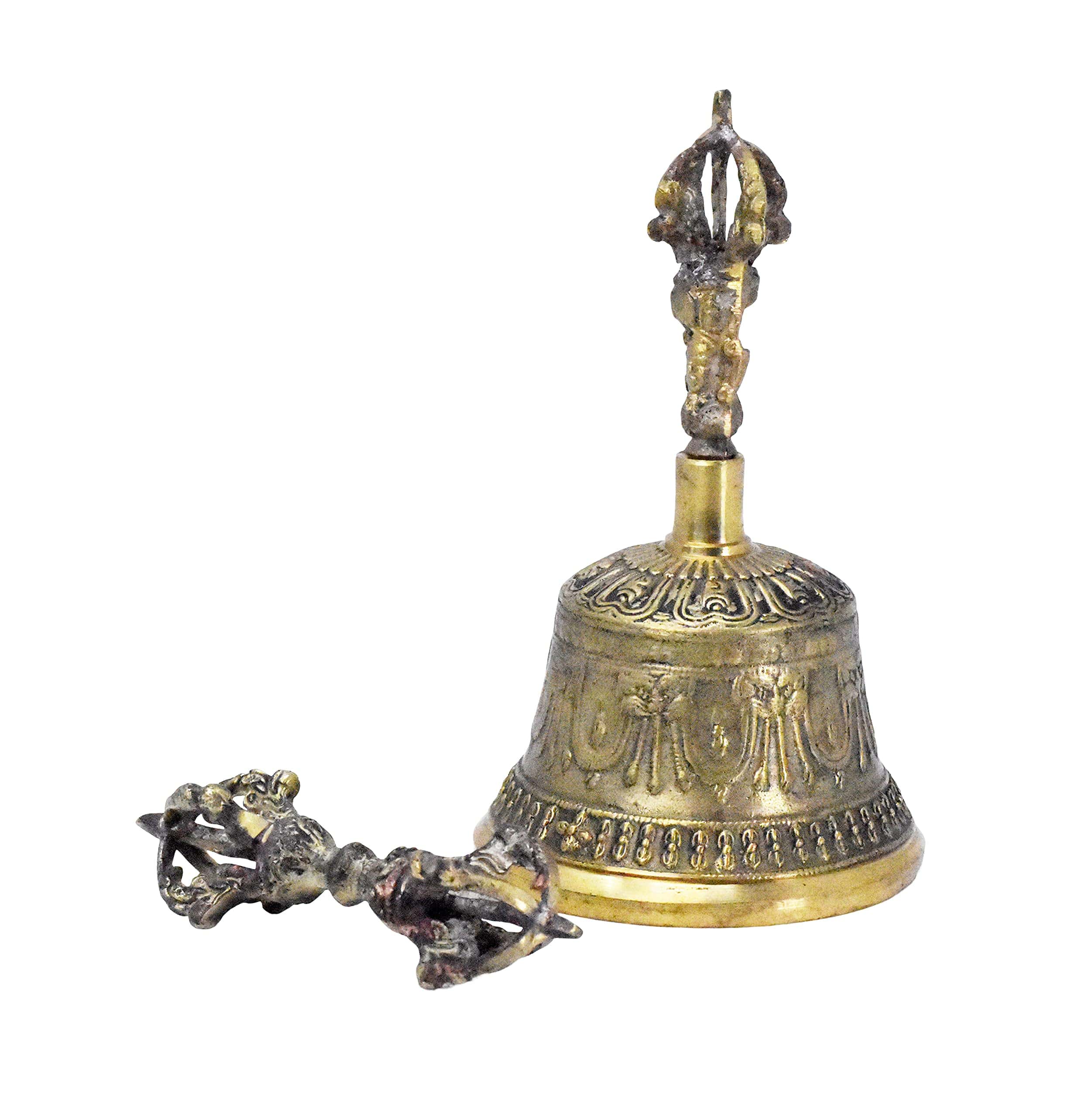 Campana Tibetana de Mudra Crafts - Juego de Campana de