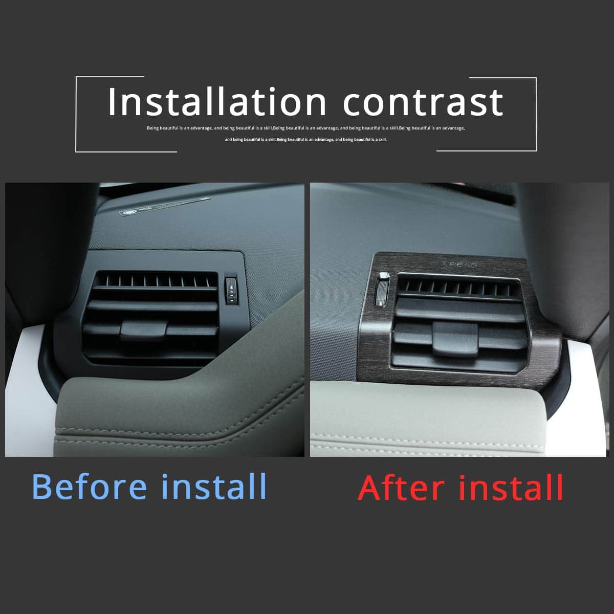 CHEYA Rejilla de Aire Acondicionado del Tablero de - Imagen 3