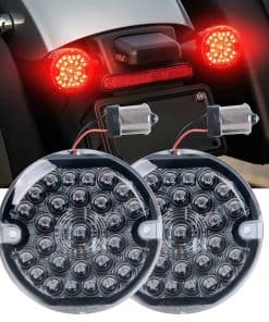 REALOVE 3-1/4 Pulgadas Luz de Giro Trasera Led Roja Luz de