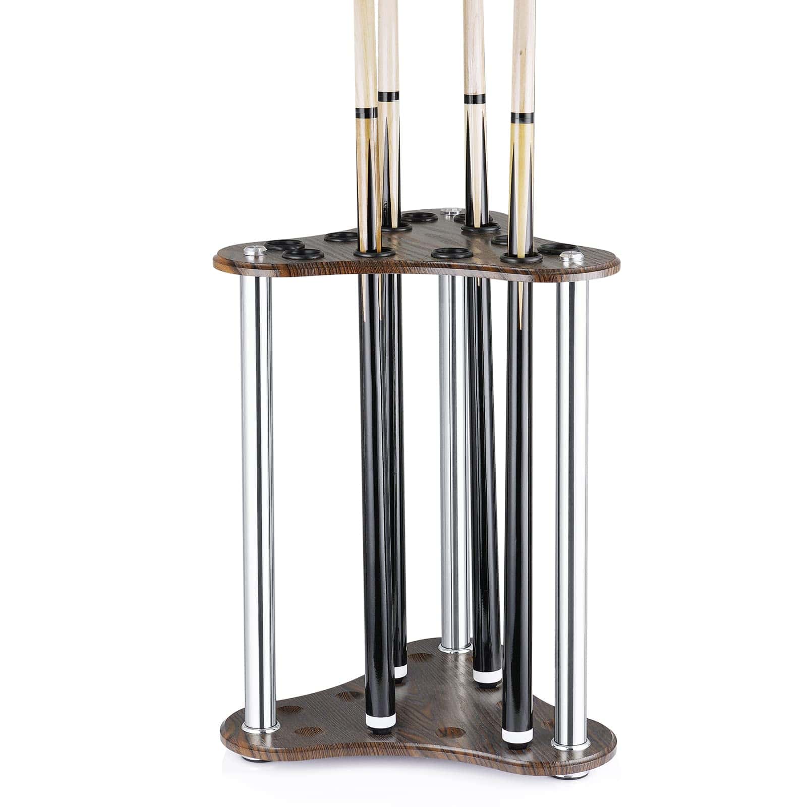 Frjjthchy 12 Pool Billiard Rack Soporte de Madera para