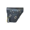Bolsa para moto individual de dos correas color negro 712