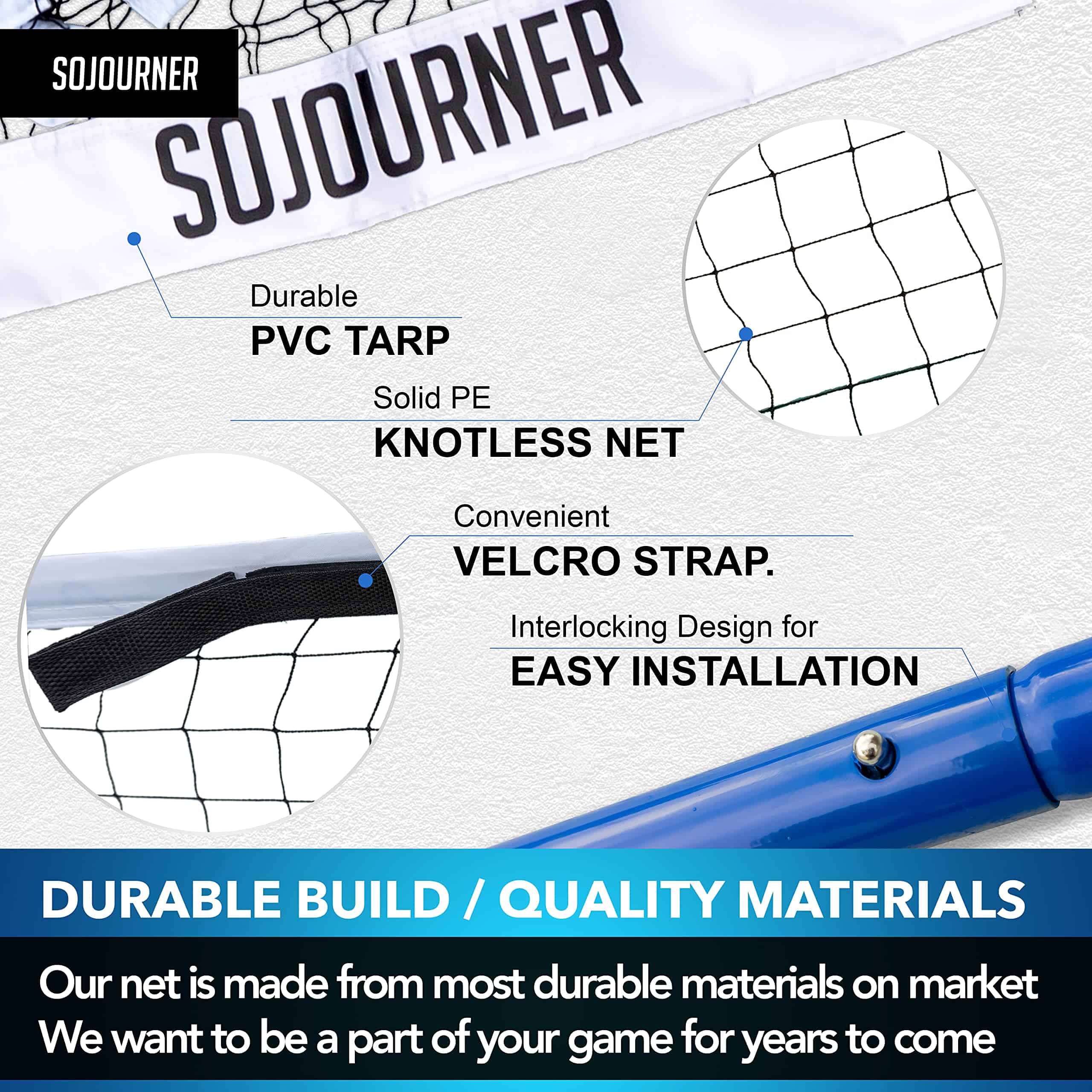 Set de Pickleball con Red - Sistema de Red de Pickleball - Imagen 4