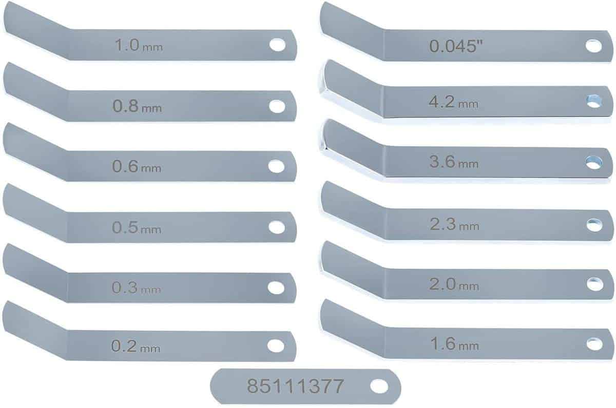 Juego de calibradores de espesores CASTNOO para ajuste de - Imagen 9