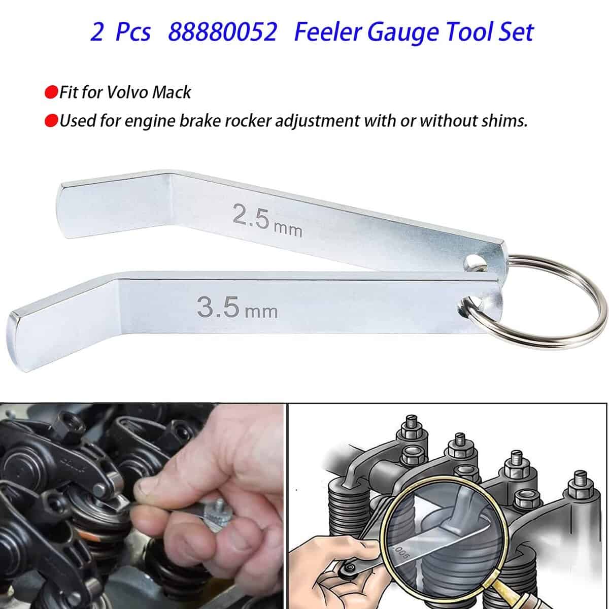 Juego de calibradores de espesores CASTNOO para ajuste de - Imagen 4