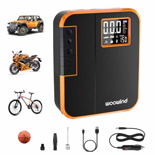 Inflador de neumáticos para SUV compresor de aire portátil