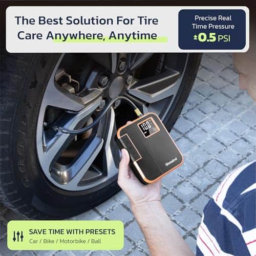 Inflador de neumáticos para SUV compresor de aire portátil - Imagen 3