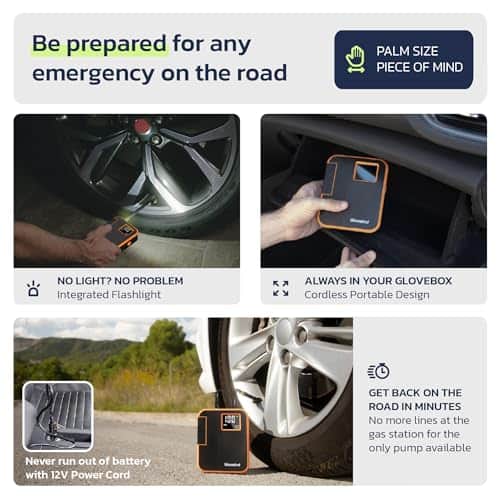 Inflador de neumáticos para SUV compresor de aire portátil - Imagen 7