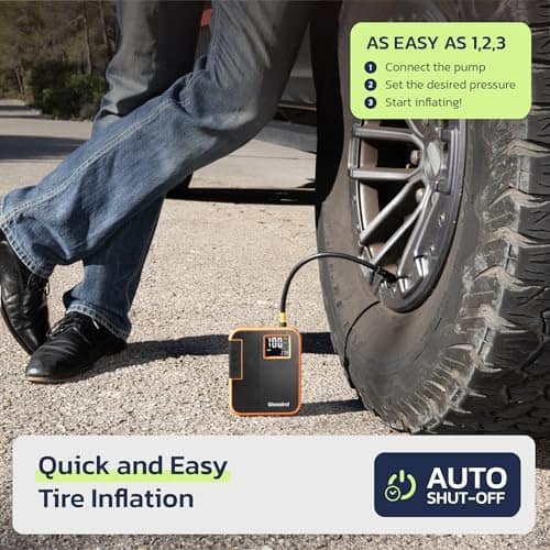 Inflador de neumáticos para SUV compresor de aire portátil - Imagen 4