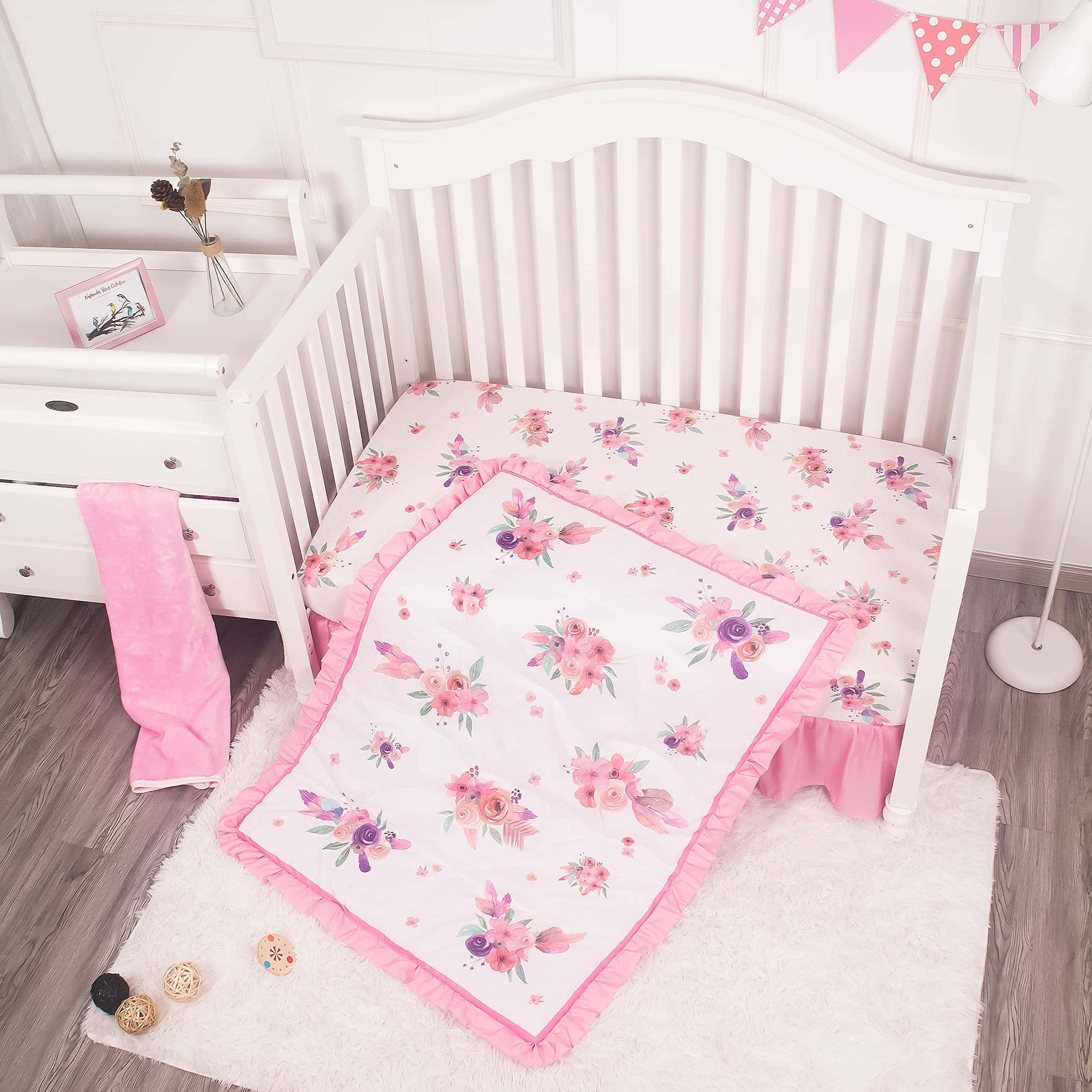 Set de Ropa de Cama para Cuna La Premura para Niñas, - Imagen 9