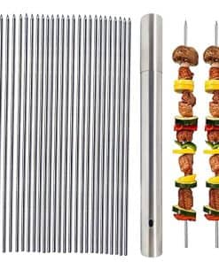 Brochetas de Acero Inoxidable - Brochetas de Barbacoa de