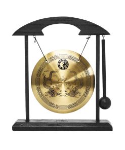 Gong Chino Mandala Crafts - Mini Gong con Soporte - Gong de