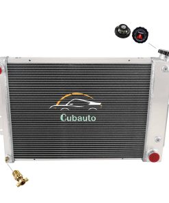 Radiador de aluminio de 4 filas Cubauto para Chevy Camaro