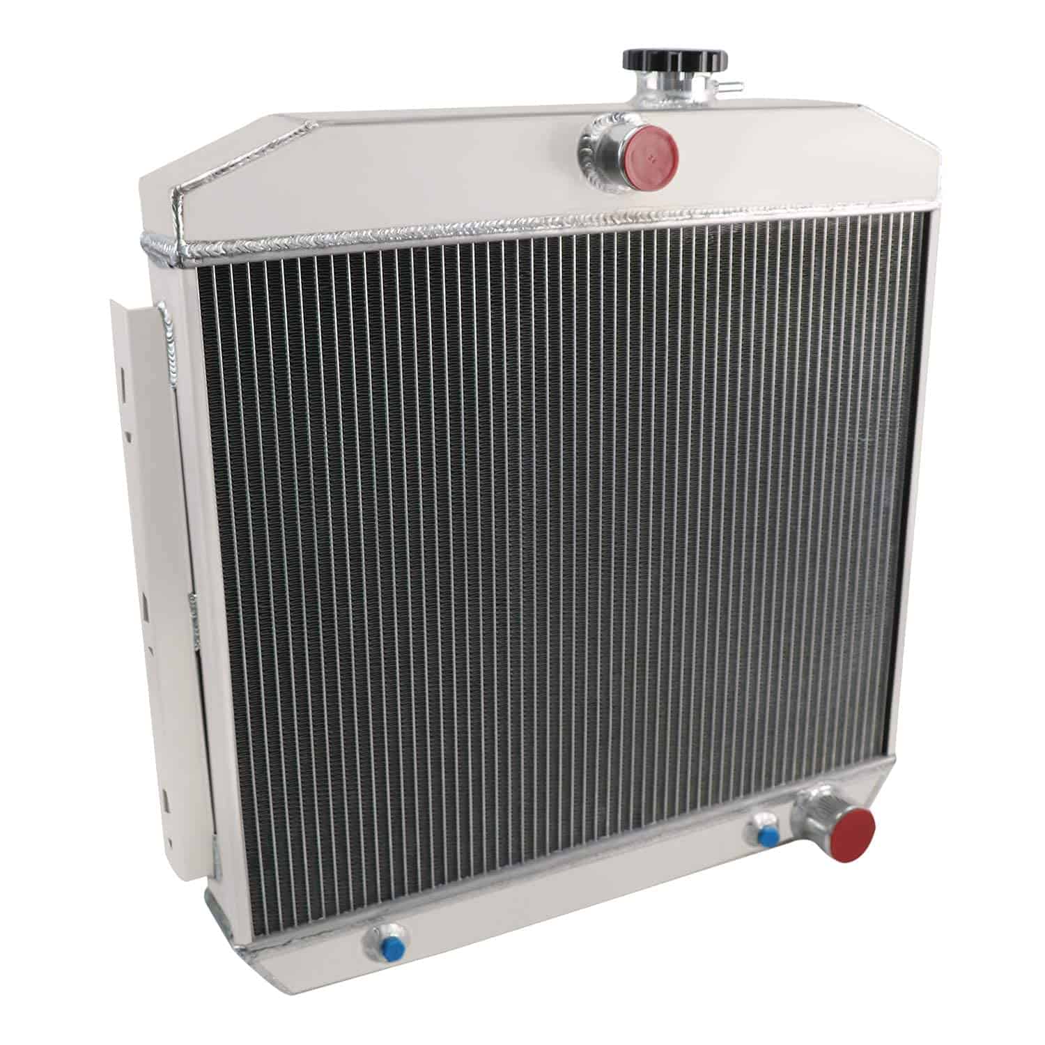 Radiador de aluminio Cubauto de 4 filas para Chevy Bel Air
