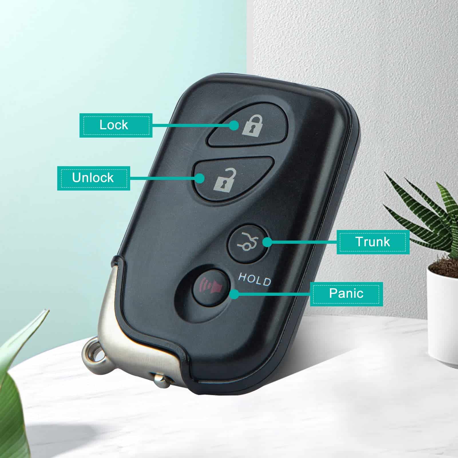 Control Remoto Inteligente Sin Llave de Repuesto para Llave - Imagen 4