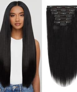 Extensiones de Cabello Clip en Cabello Humano Remy Yaki