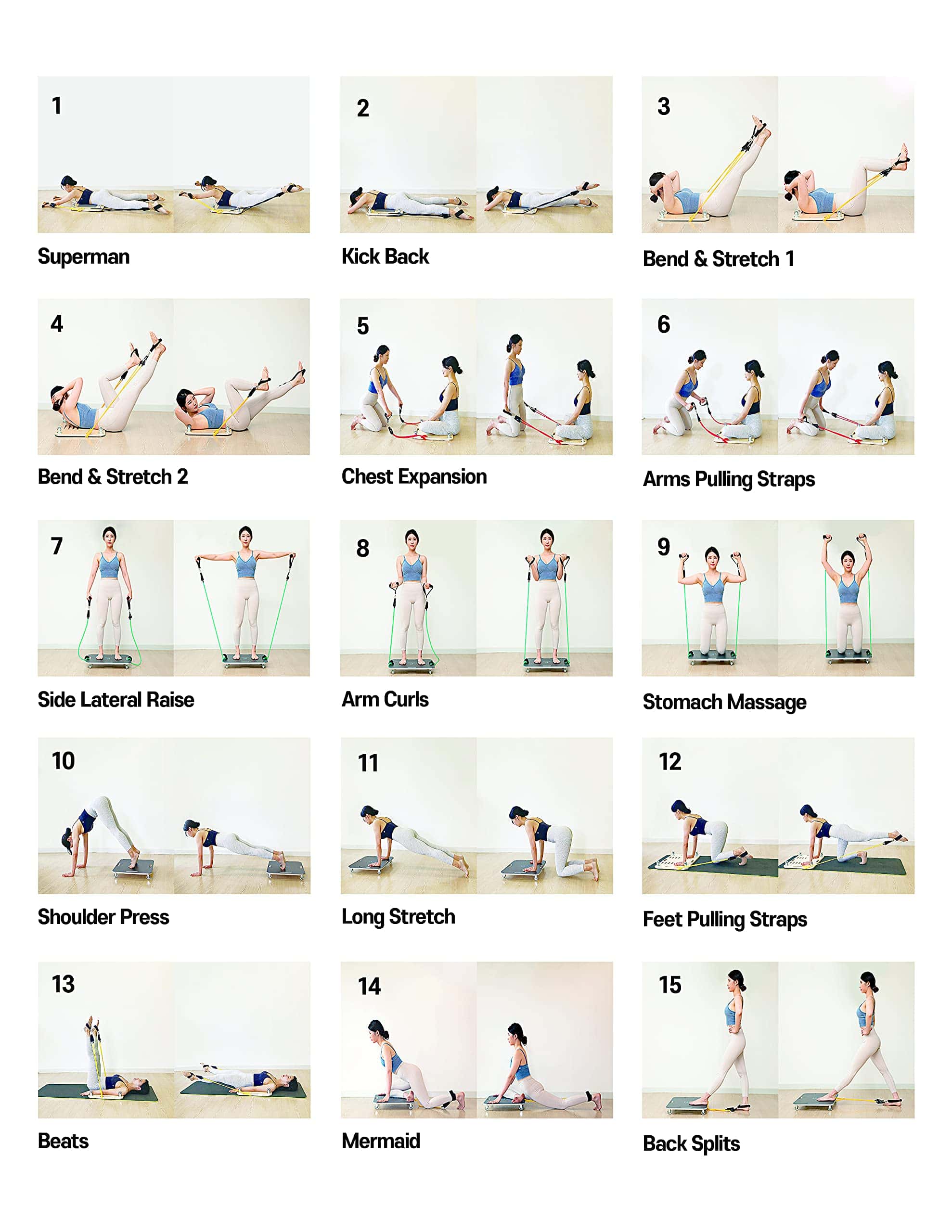 FITIS Home Pilates Reformer Edit - Alternativa Portátil al - Imagen 4