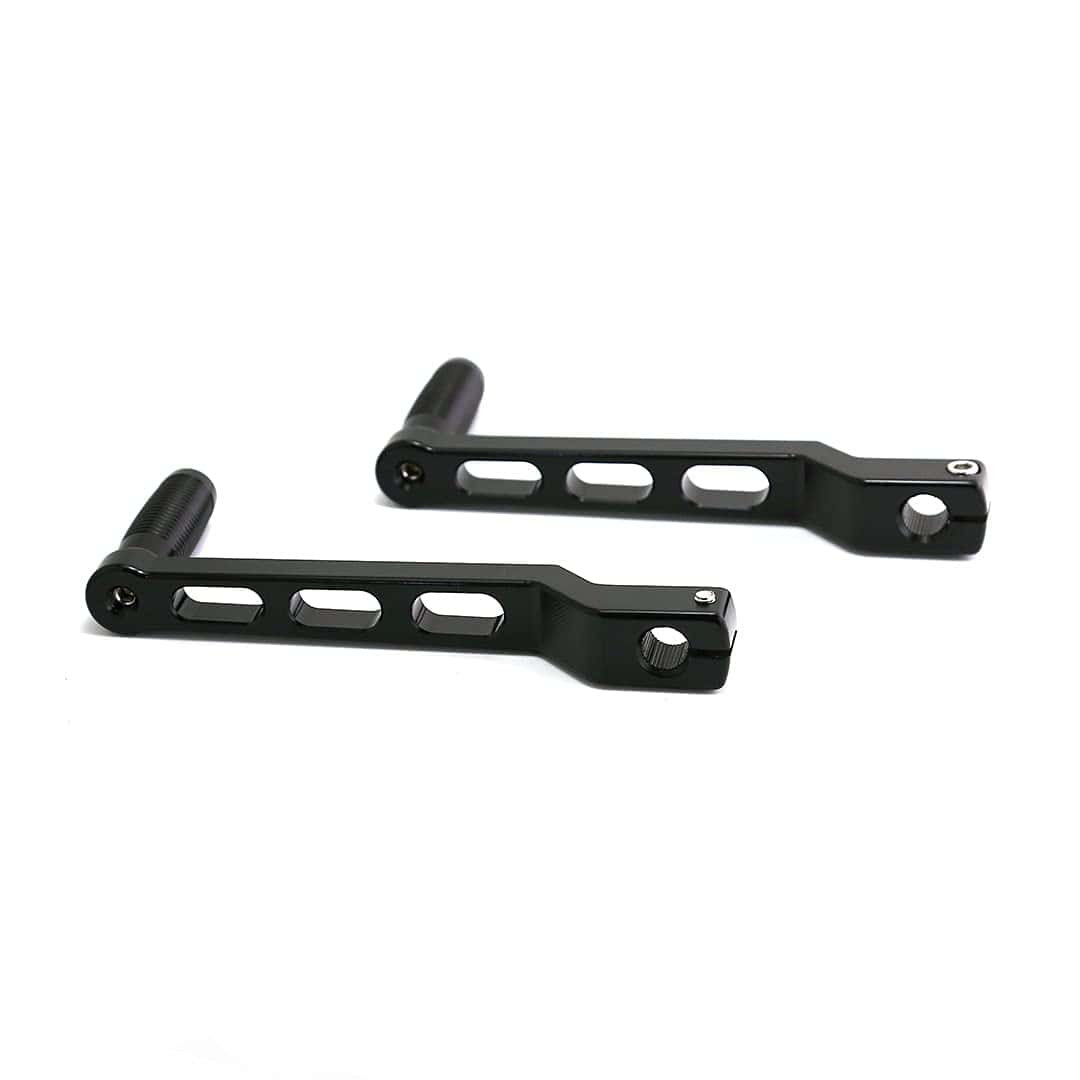 NHPJ 2pcs Palanca de cambios de pedal de cambio de aluminio - Imagen 6