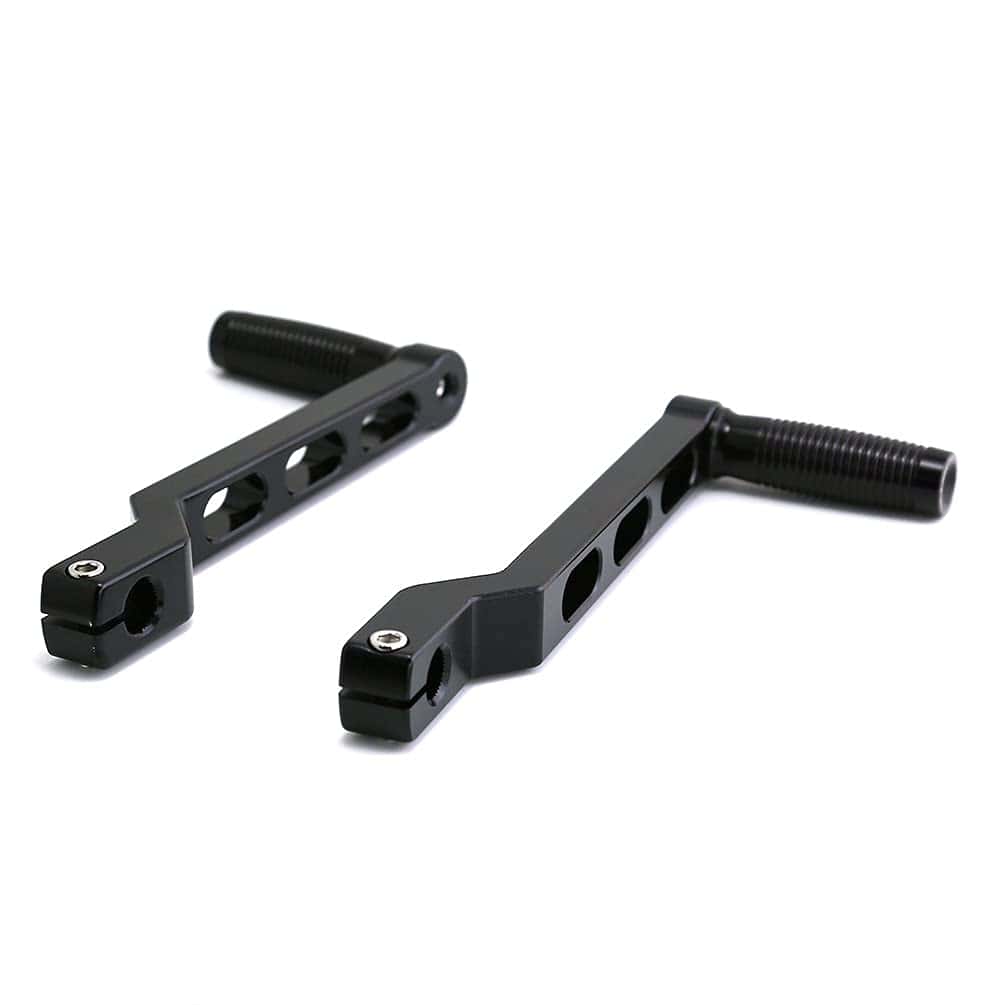 NHPJ 2pcs Palanca de cambios de pedal de cambio de aluminio - Imagen 3