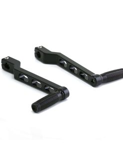 NHPJ 2pcs Palanca de cambios de pedal de cambio de aluminio