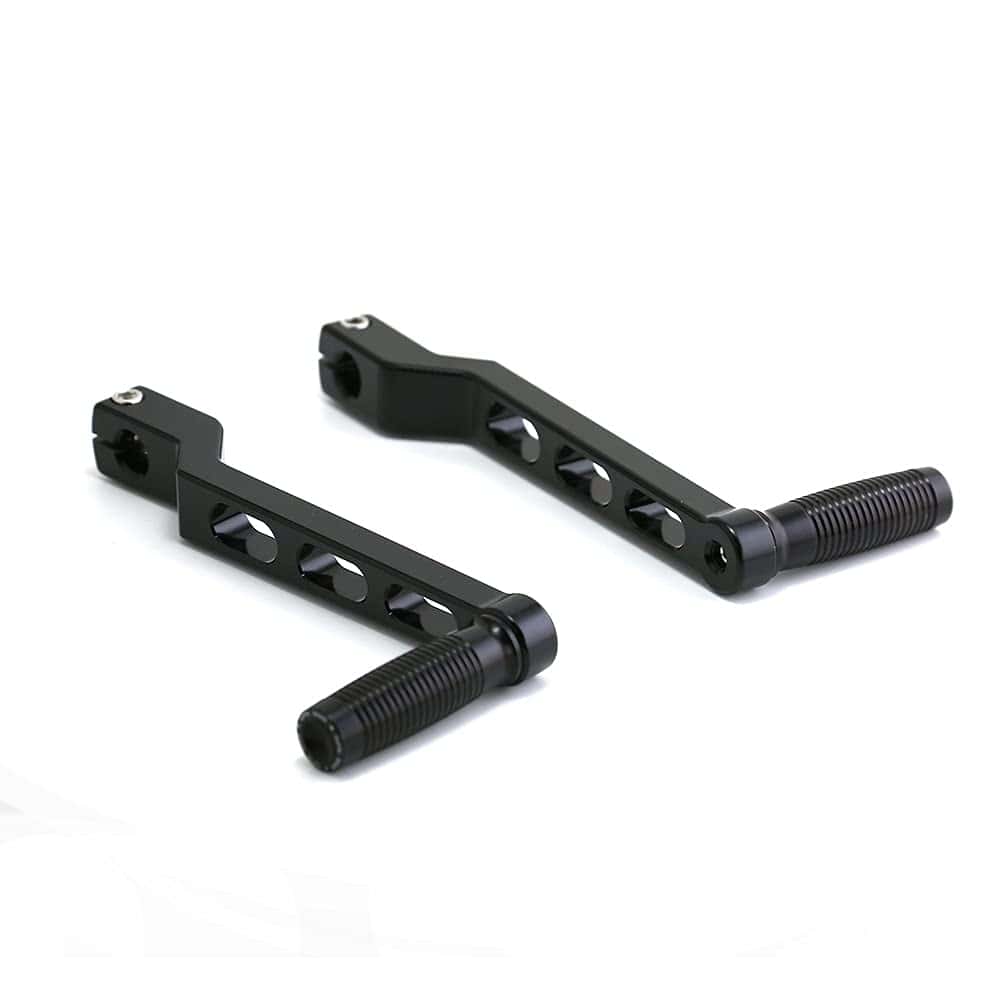 NHPJ 2pcs Palanca de cambios de pedal de cambio de aluminio