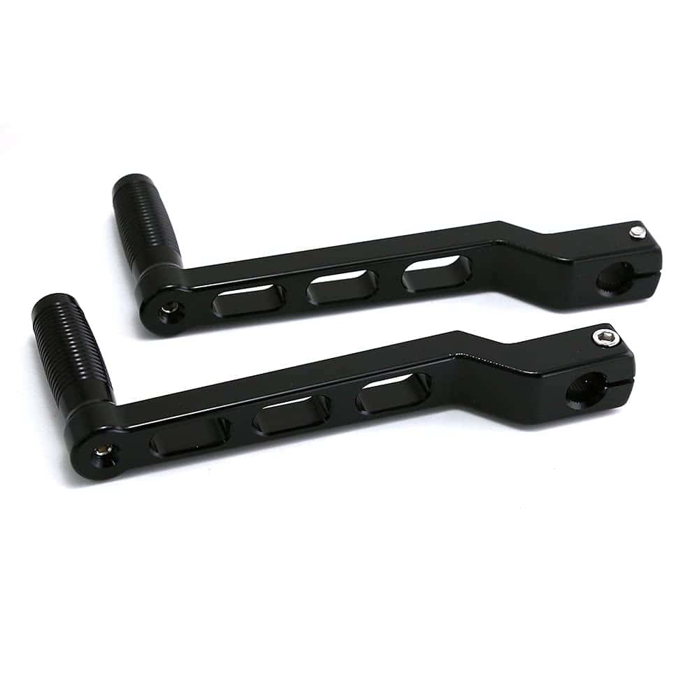 NHPJ 2pcs Palanca de cambios de pedal de cambio de aluminio - Imagen 8