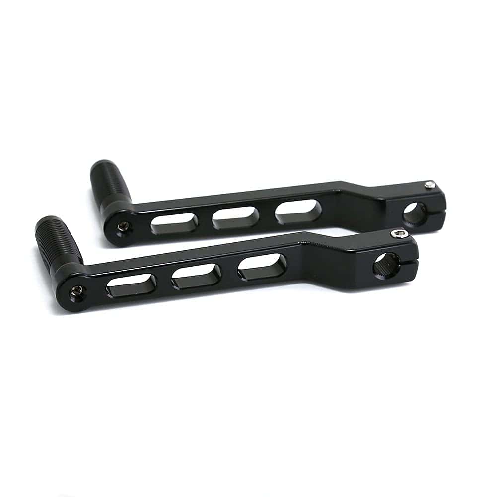 NHPJ 2pcs Palanca de cambios de pedal de cambio de aluminio - Imagen 9