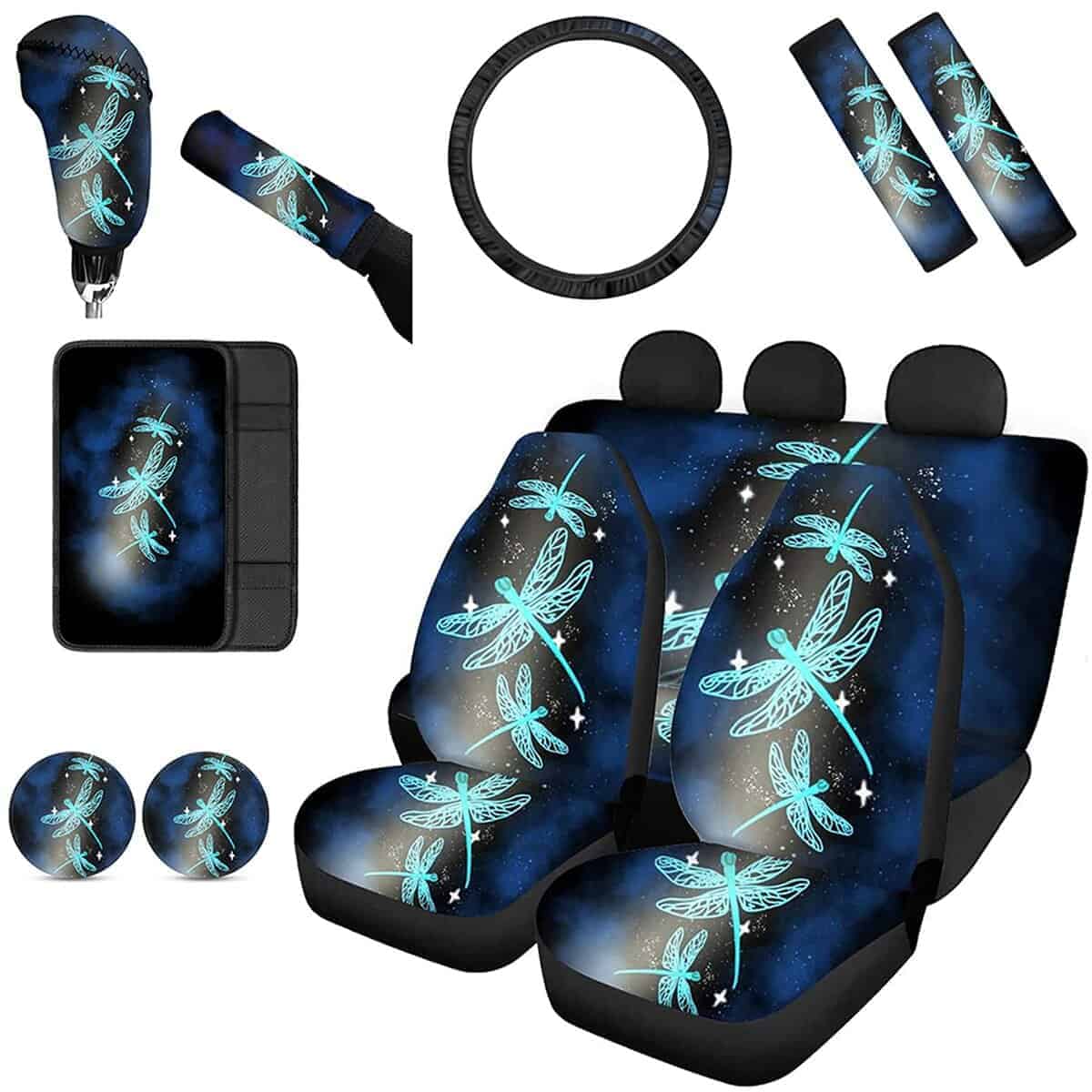 Juego de Fundas para Asientos de Carro y Accesorios