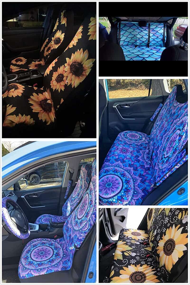 Juego de Fundas para Asientos de Carro y Accesorios - Imagen 3