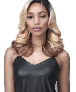 BOBBI BOSS Peluca Rizada Media 13X5 de Encaje Frontal HD