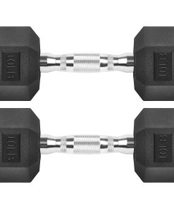 Mancuernas Hexagonales recubiertas de goma de hierro