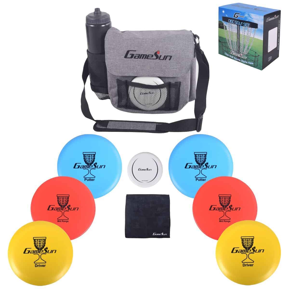 Set de Disc Golf 1pc Bolsa de Nylon Resistente, 2pcs