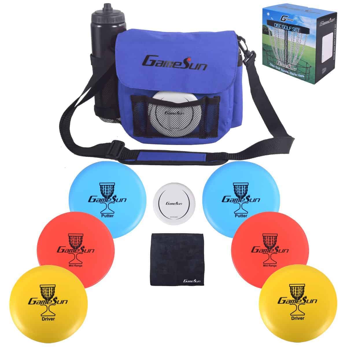Set de Golf de Disco 1pc con Bolsa de Nylon Resistente, 2pc