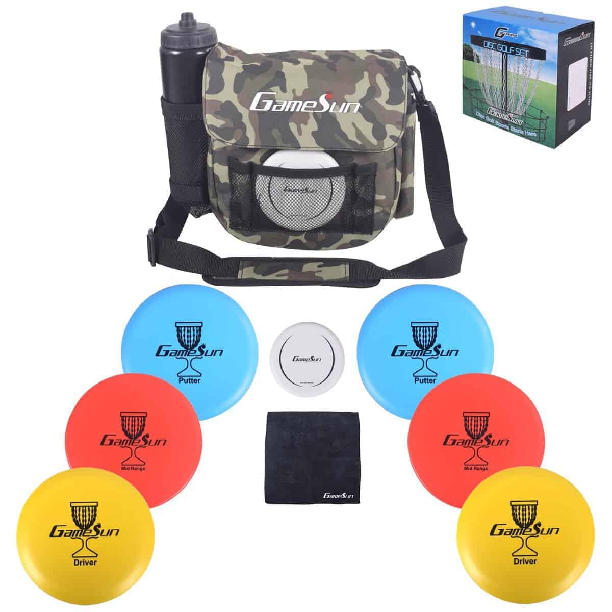 Set de Disc Golf GAMESUN - Incluye 1 Bolsa de Nylon