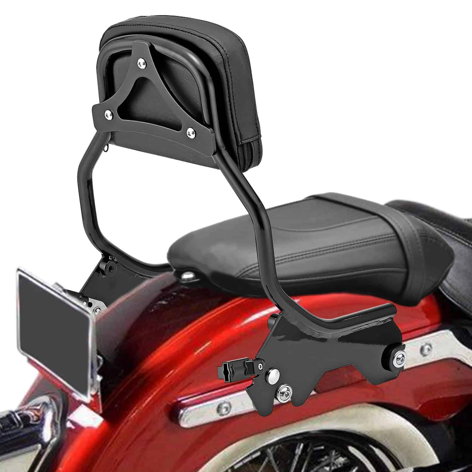 Respaldo corto para pasajeros Mofun compatible con Harley - Imagen 4