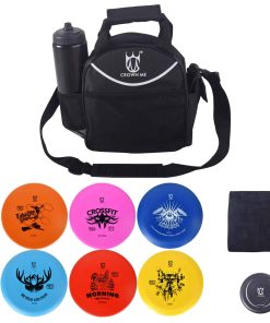 Set de Disc Golf CROWN ME con 6 Discos y Mini Disco y Bolsa