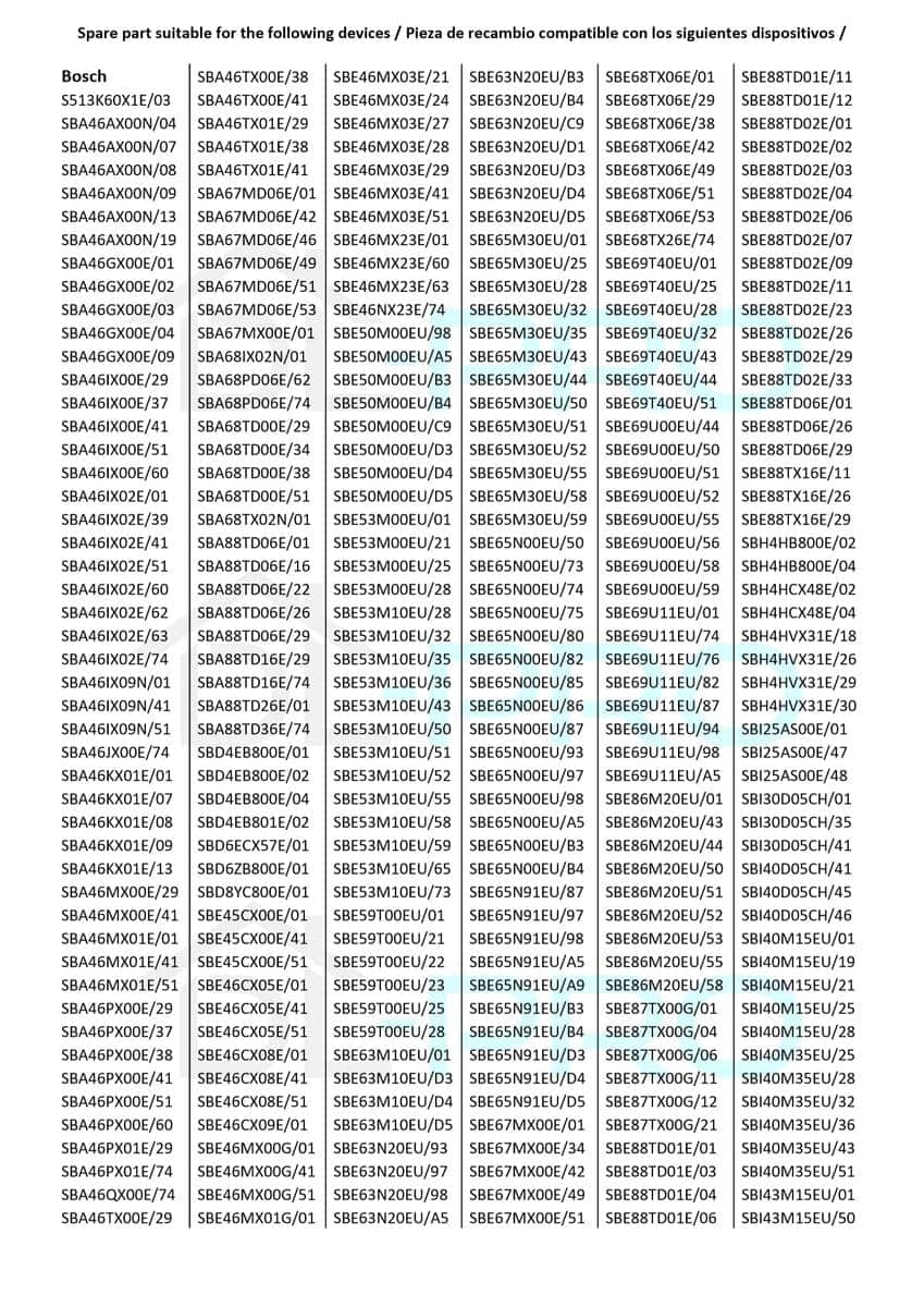 Filtro de malla de desagüe para lavavajillas DL-pro para - Imagen 10