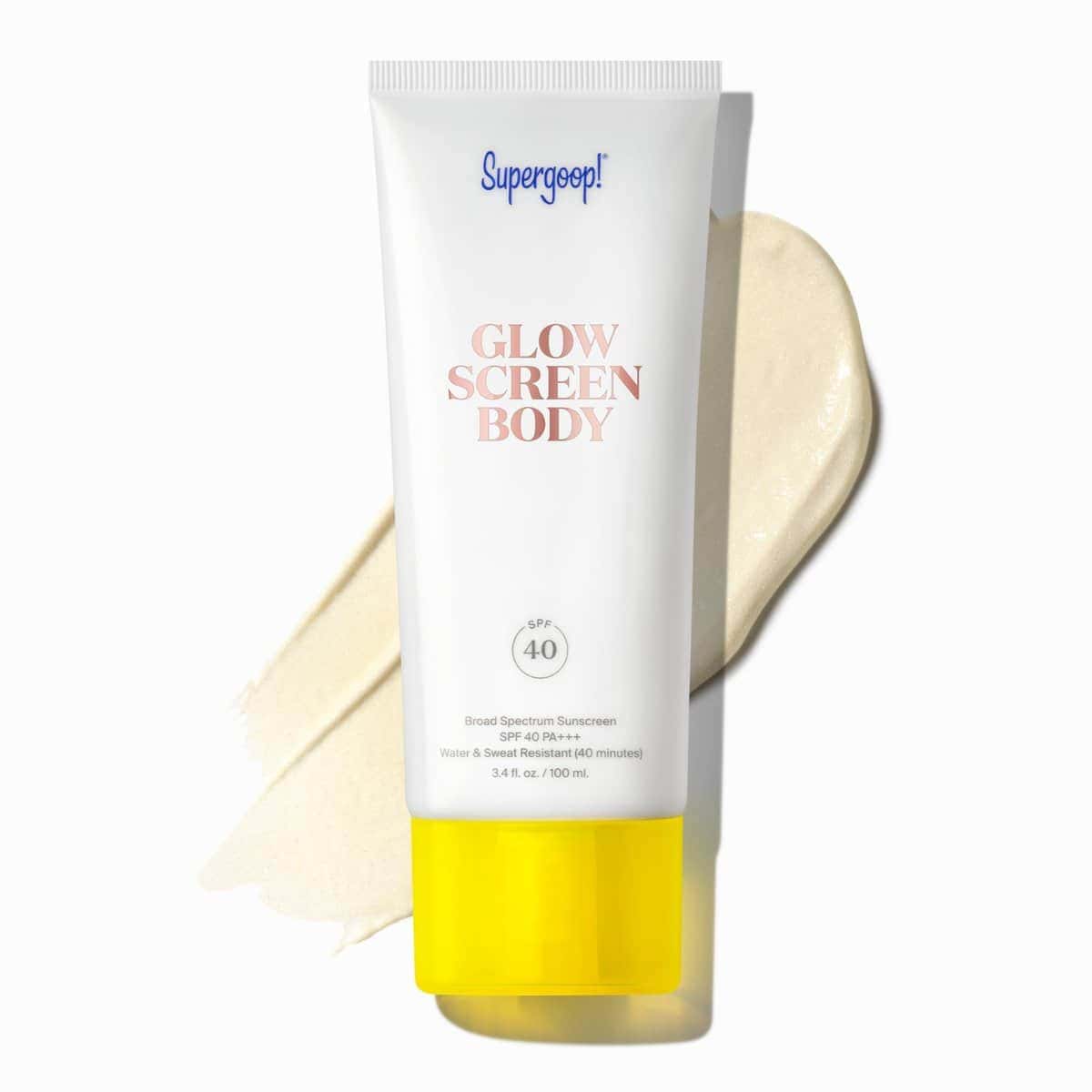Supergoop! Glowscreen Body SPF 40 PA+++, 3.4 fl oz - Loción