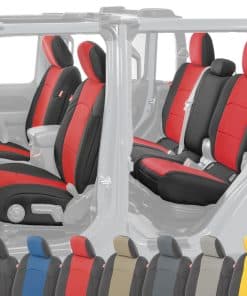 Juego de Fundas de Asiento de Neopreno -Rojo