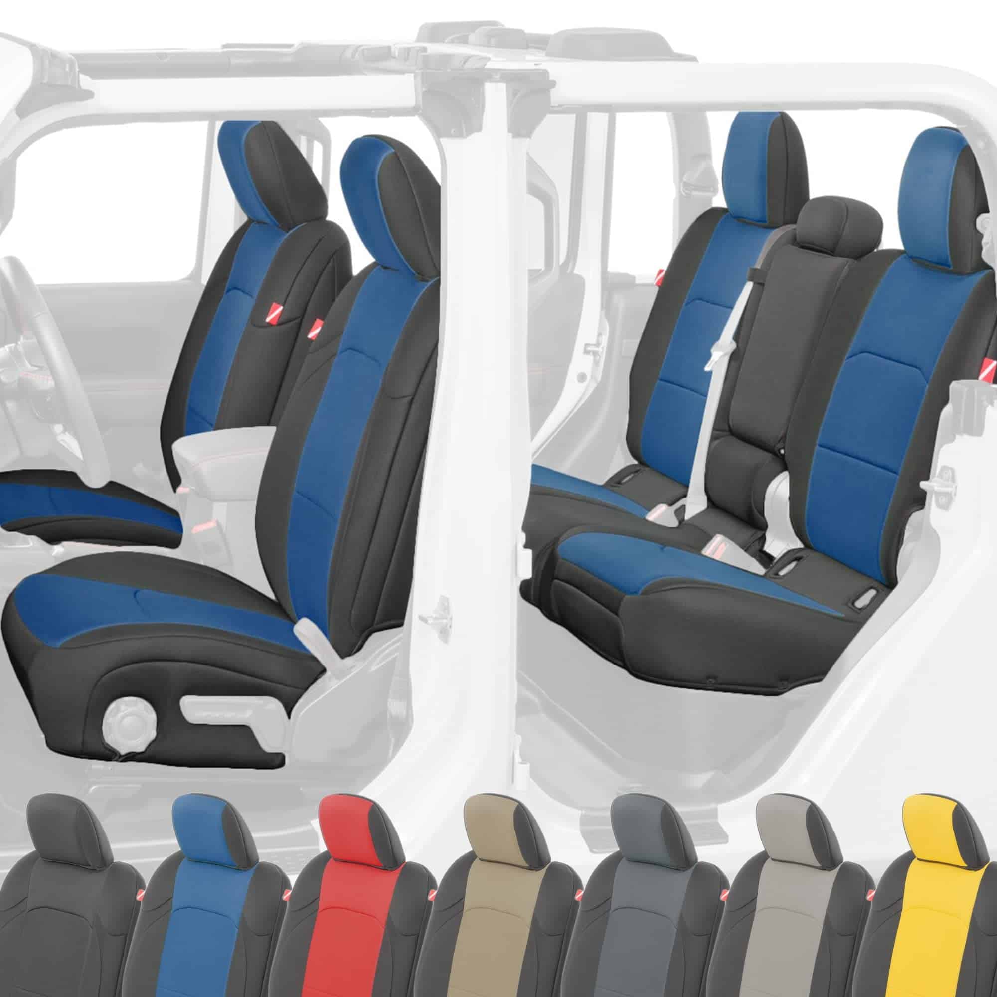 Set de Fundas para Asientos de Neopreno -Azul