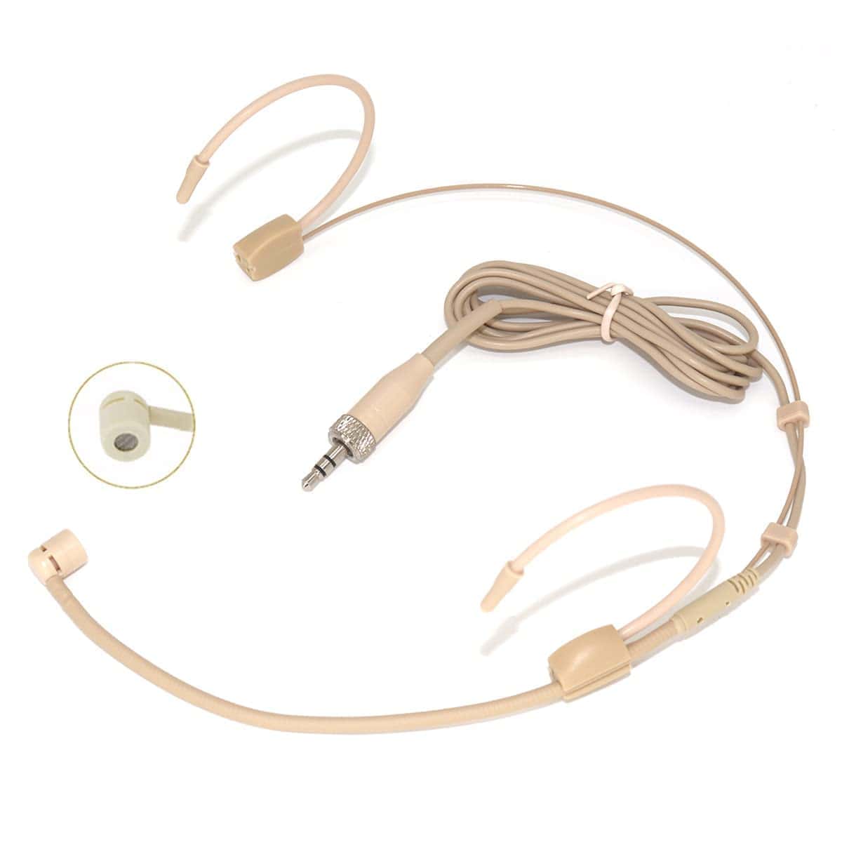 Micrófono de diadema XGWTH con doble auricular y micrófono