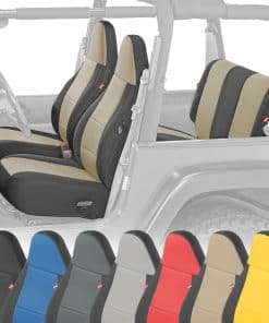 Juego de Fundas de Asiento de Neopreno -Beige