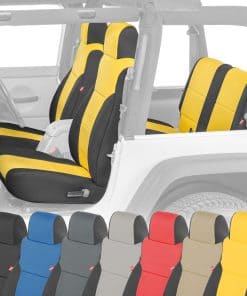 Juego de Fundas de Asiento de Neopreno -Amarillo