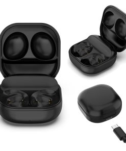 Estuche de carga con cable compatible con -Negro