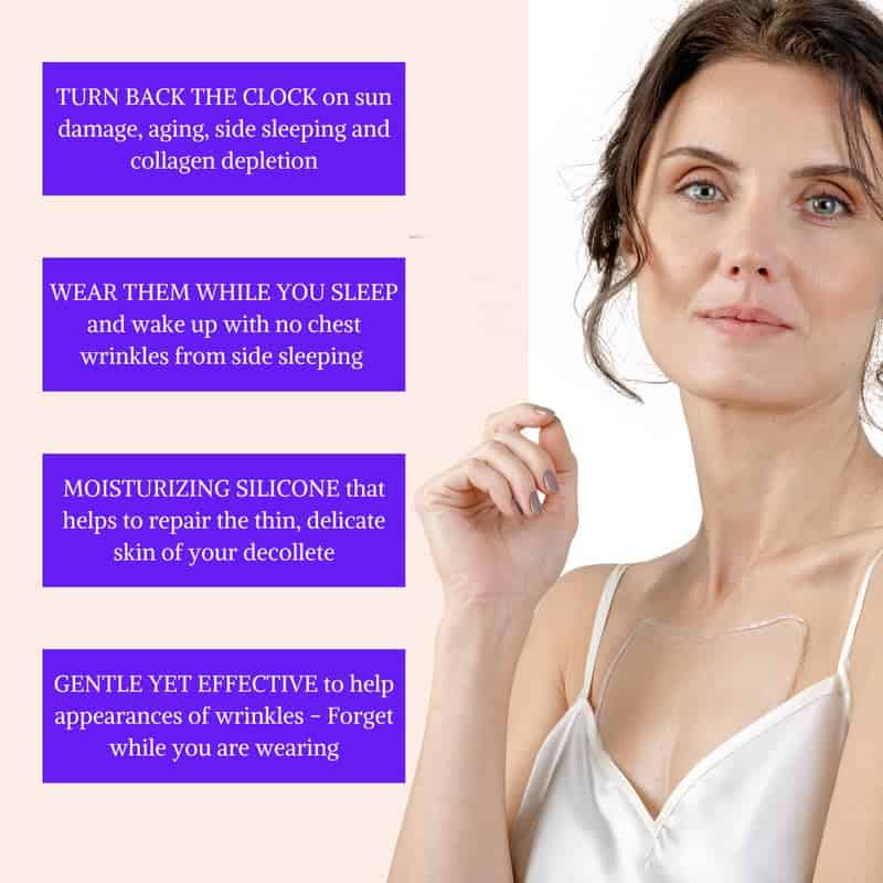 BLUMBODY Parches Antiedad de Silicona para el Escote - - Imagen 4