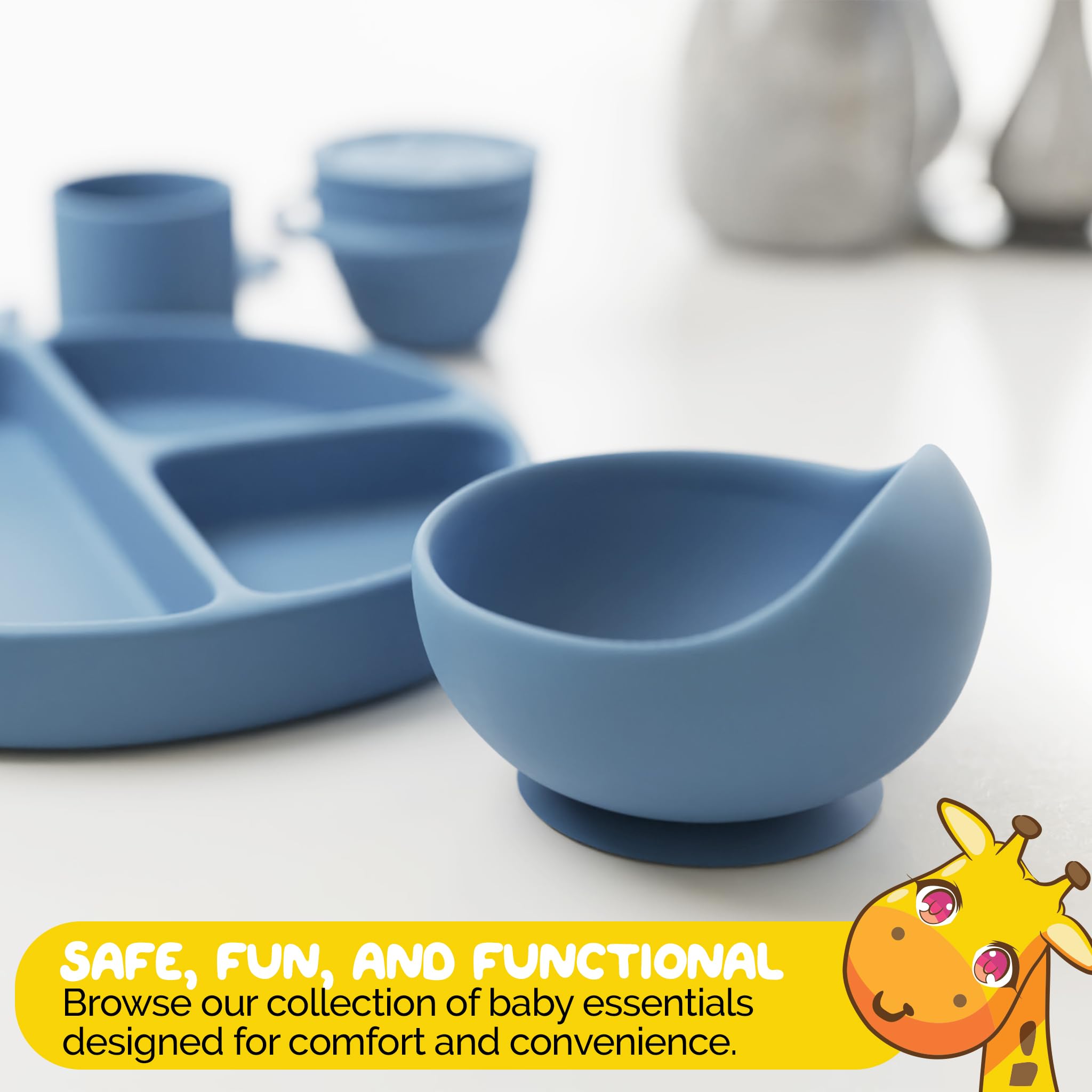 Conjunto de Platos de Comida para Bebés y Niños - Imagen 7