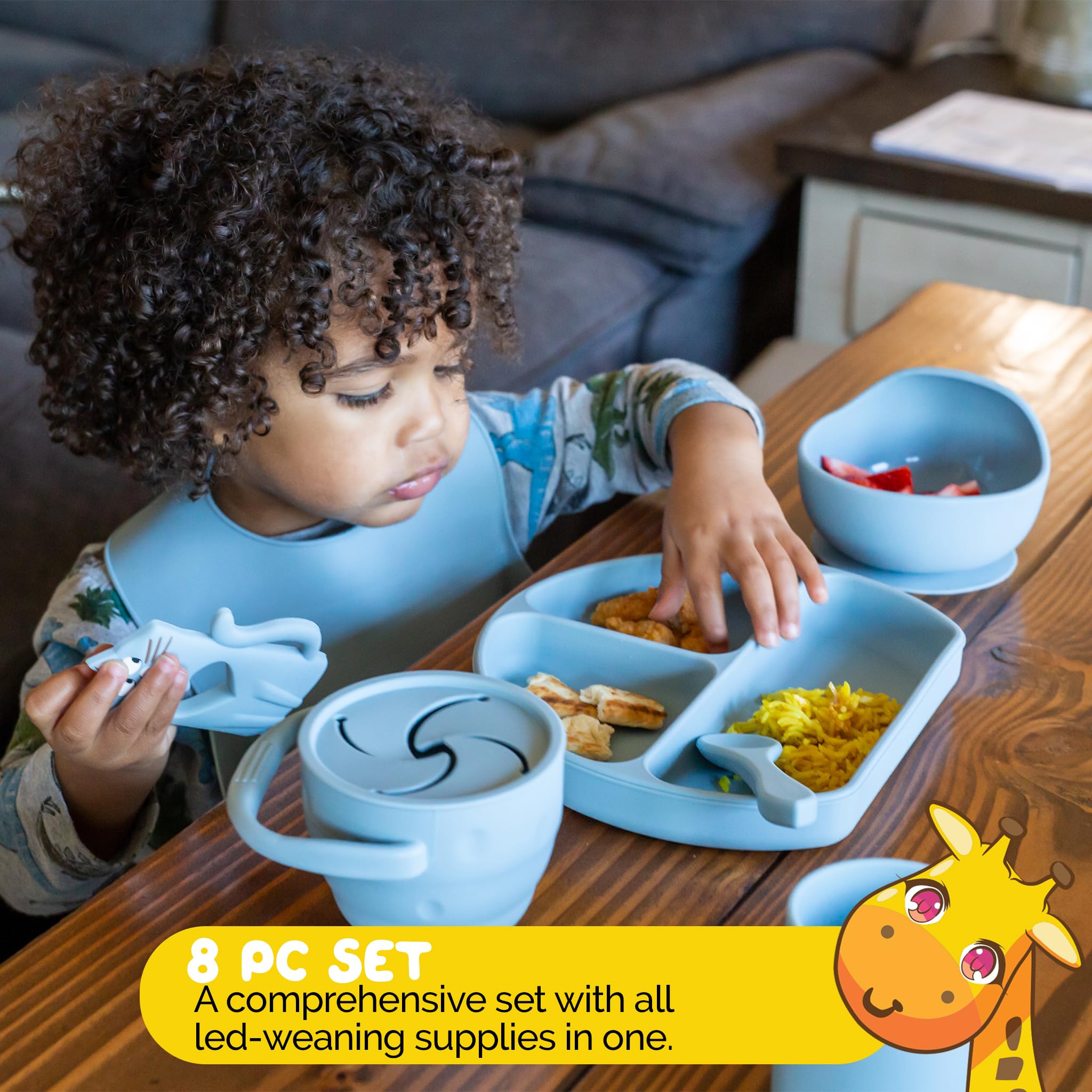Conjunto de Platos de Comida para Bebés y Niños - Imagen 3