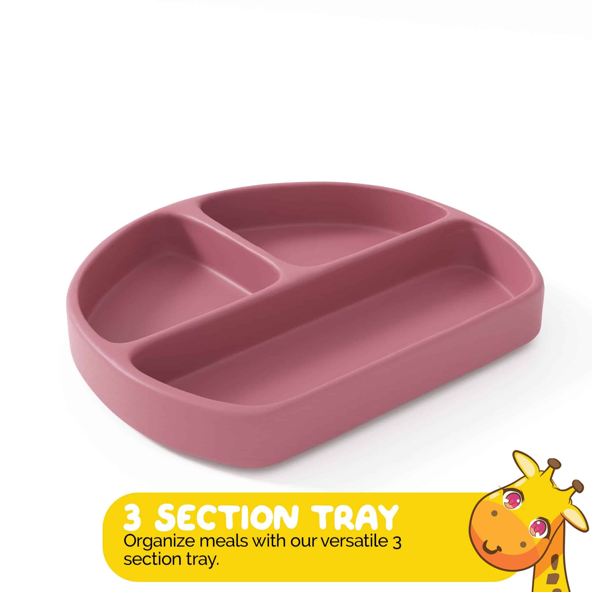 Juego de alimentación Muqee Peeko en color rosa turco para - Imagen 8