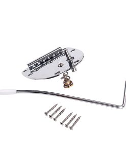 Puente de Guitarra de Acero Alnicov con Barra de Trémolo y
